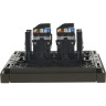 Розетка компьютерная 2-местная IEK FORTEPIANO RJ45 категория 5E FP333 серый FP-K20-1-K03
