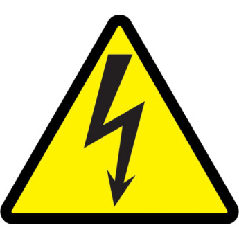 Самоклеящаяся этикетка IEK 130х130х130мм символ 