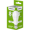 Светодиодная лампа IEK GENERICA A60 груша 8Вт 230В 4000К E27 LL-A60-08-230-40-E27-G